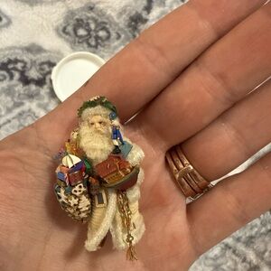 Miniature Santa Claus Figurine